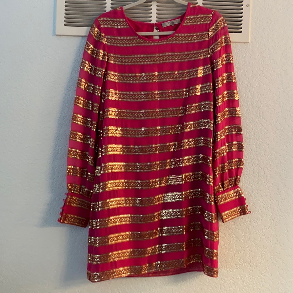 NWT Dallin Chase Bubble Gum dress